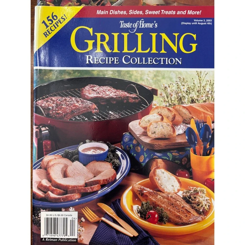 Vtg Taste of Home Recipe Collection 4 Pc Cookbooks Grilling Bread Bonanza Cheese